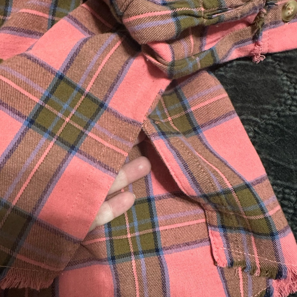 Pink Flannel shirt NWT - Picture 11 of 13